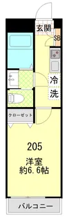 スピカハイツ弘明寺【2階】の間取り