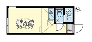 ユナイト石川町クリストファーの瞳【2階】の間取り