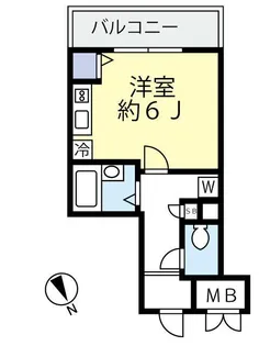 グランヴァン横濱ビアンコーヴォ【4階】の間取り