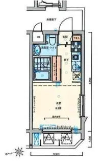 バージュアル横濱あざみ野【2階】の間取り