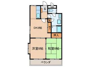 NAマンションII【2階】の間取り