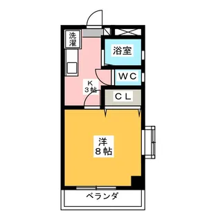 西科マンション【3階】の間取り