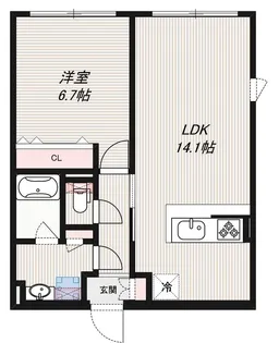 LEGALAND千石【4階】の間取り