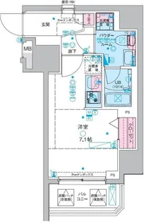 GENOVIA三郷駅前【7階】の間取り