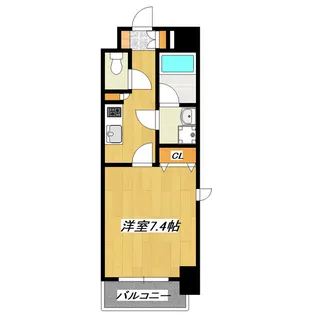 第10シントウキョウビル【5階】の間取り