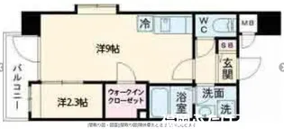 レブリアント千代【4階】の間取り