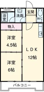 クリエイティブ第1富士【2階】の間取り