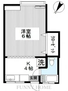 オーク中目黒1【3階】の間取り