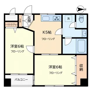 ルポ駒沢【1階】の間取り
