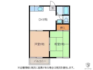 ファミール志野A【1階】の間取り