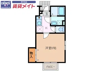 ラ・フォレスタ【1階】の間取り