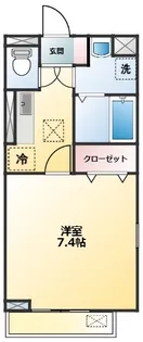 ブリーゼ森崎【1階】の間取り