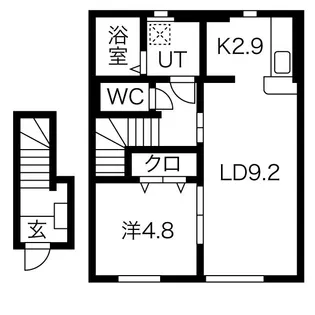 Maison de liberte(メゾン・ド・リベルテ)【2階】の間取り