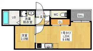 REGALEST 三波【3階】の間取り