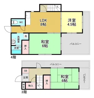 コーポサニープレイスの間取り