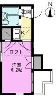ユニハイツ【1階】の間取り