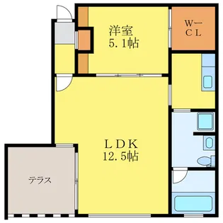 ピーノ【1階】の間取り