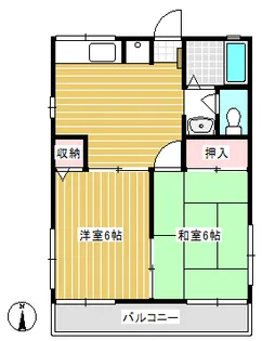 グリーンハイム【1階】の間取り