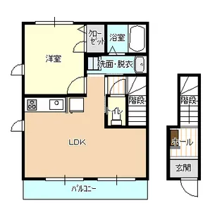 Fスクエア【2階】の間取り