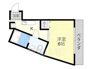 オネストビル【4階】の間取り
