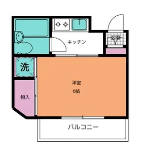 シンコーハイム小金井【3階】の間取り