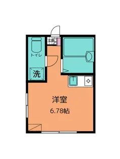 Metis矢部【1階】の間取り