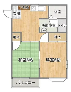 キャメルハウス【1階】の間取り
