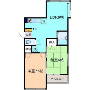 ボナール【1階】の間取り