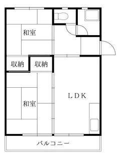 徳島県徳島市八万町法花【マンション】の間取り