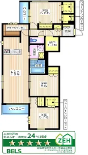 The Sky【1階】の間取り