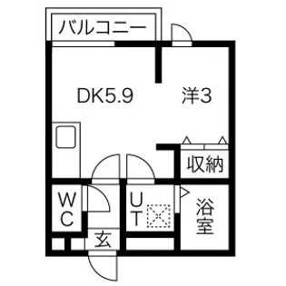 メリディアン岩沼弐番館【2階】の間取り