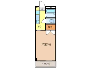 コーポ岐北【3階】の間取り