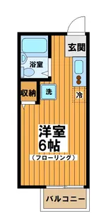 東京都世田谷区大原1【アパート】の間取り