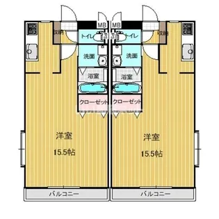 ペティート【2階】の間取り