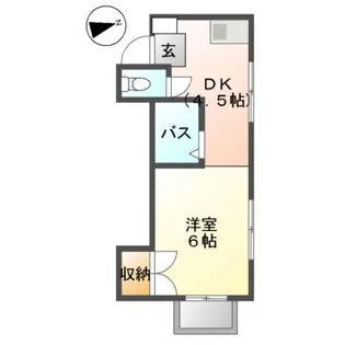 メゾンド 雅【1階】の間取り