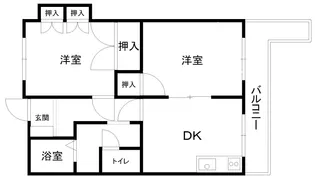 カッスル菊衛【4階】の間取り