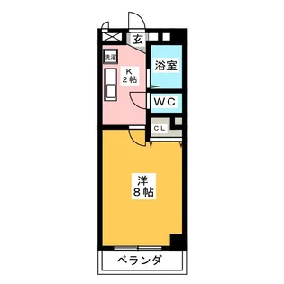 ウエスト ヴィレッジ【4階】の間取り