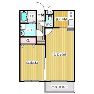 コンフォートパレス花園【4階】の間取り