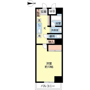 アンジュフローリア【3階】の間取り