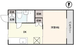 ラ・ネージュ上越II【2階】の間取り