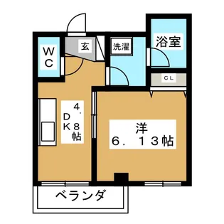 ハイツMKM【2階】の間取り