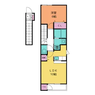 アニメート平岸の間取り