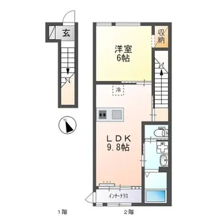 ケイ・フォレスト【2階】の間取り