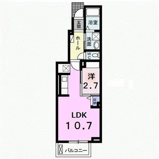 本町ハイツ【1階】の間取り