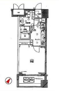 グリフォーネ横浜・中央【3階】の間取り