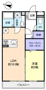 サイドリバーM【3階】の間取り