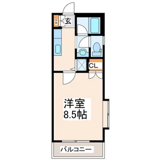 メゾン・ド・エルソル【2階】の間取り