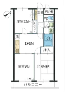 東京都西東京市向台町4【マンション】の間取り
