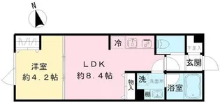 Coeur Blanc八幡山【2階】の間取り