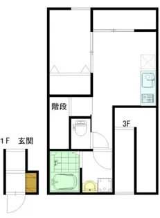 レユシール温品【2階】の間取り